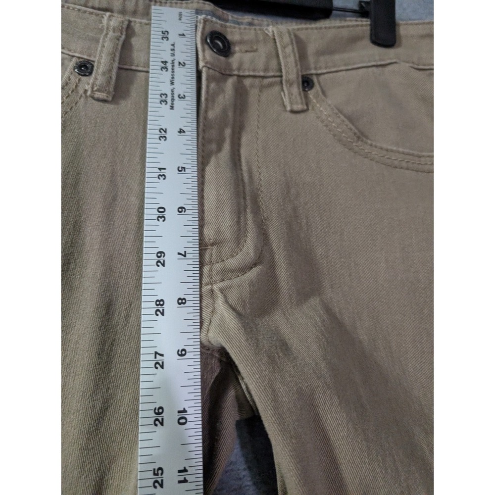 BKE Jake Straight Leg Jeans Mens 31R Beige Khaki Stretch Denim Pants - Picture 8 of 10